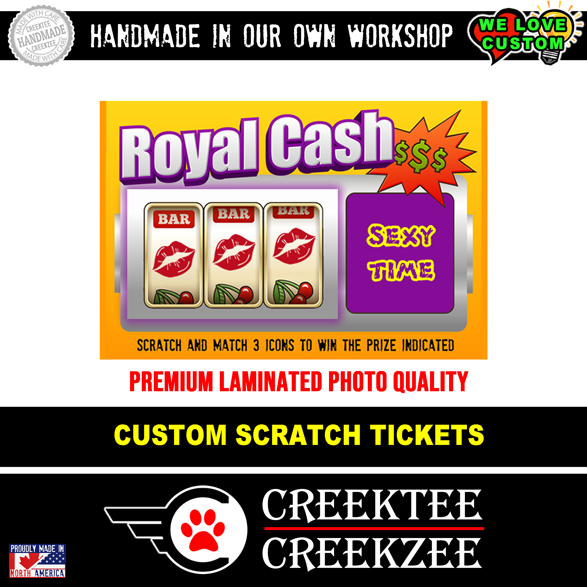 Sexy Time Scratch Ticket